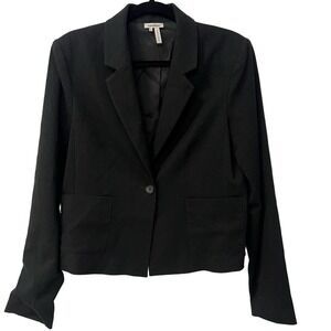 MANOUKIAN Black 1 button Blazer Size 12/ European Size 44